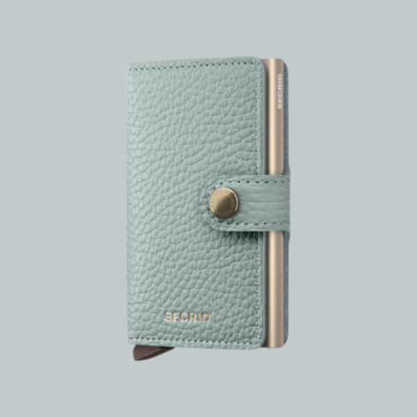 Cartera Secrid Miniwallet Pebble Sea Green