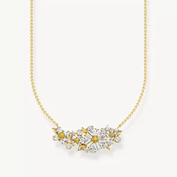 Collar piedras Lovely Daisy Oro