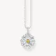 Collar Flor Margarita Lovely Daisy Plata