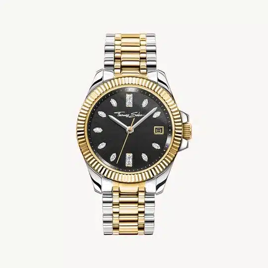 Reloj para señora bicolor
