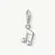 Charm Nota Musical Plata