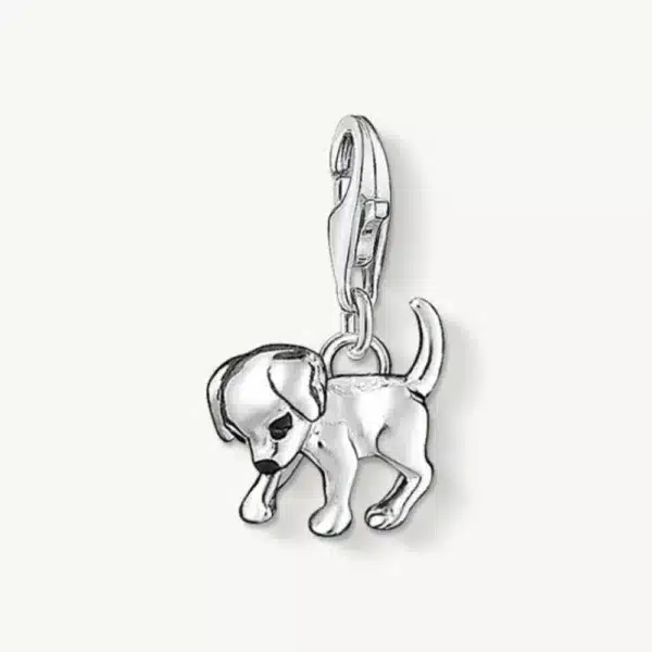 Charm Perro Cachorro Plata