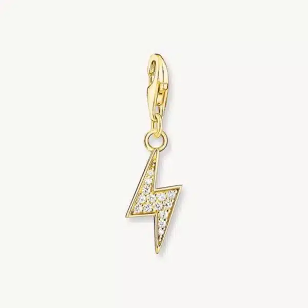 Charm Símbolo Rayo Oro