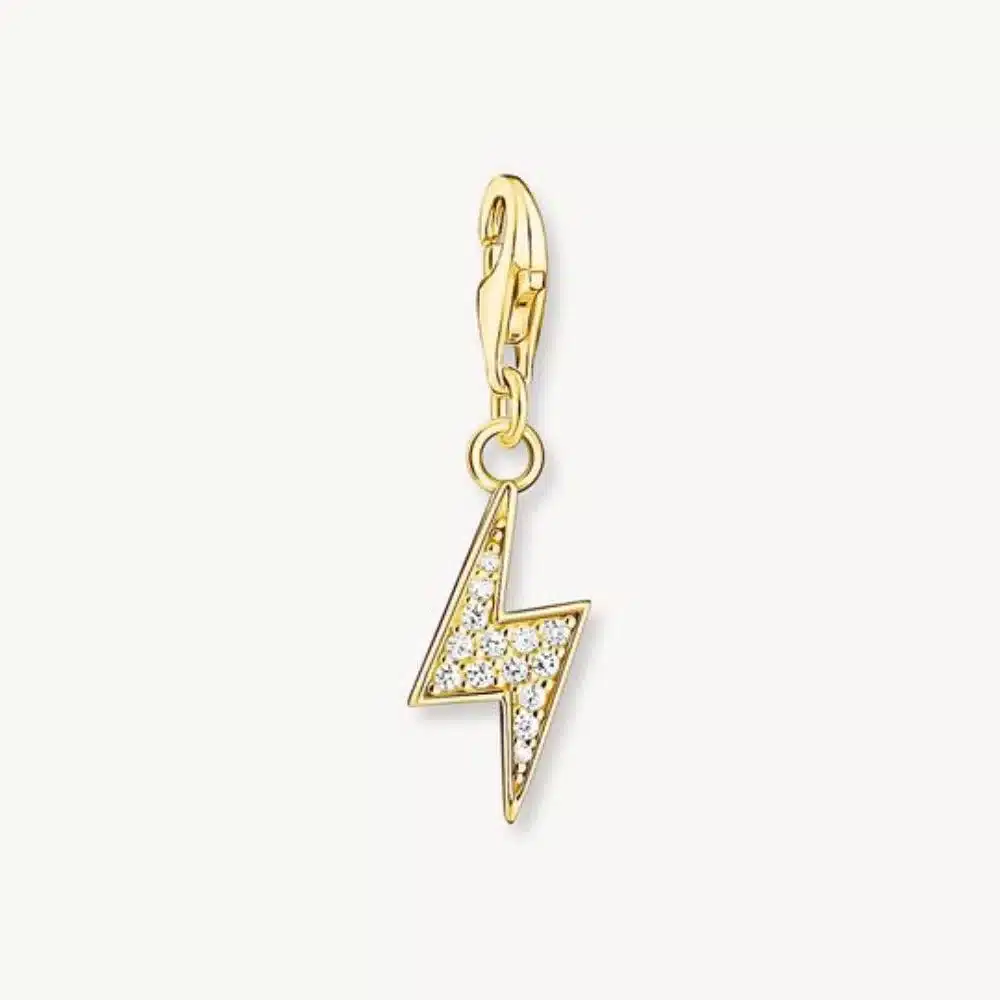 Charm Símbolo Rayo Oro