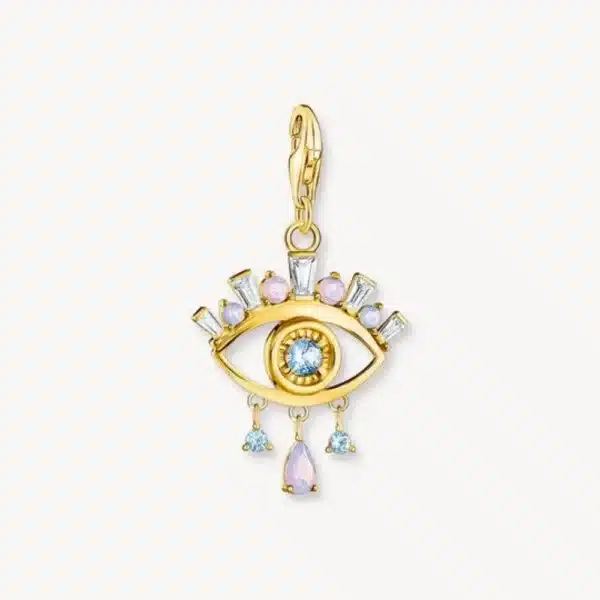 Charm Ojo Azul Oro