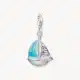 Charm Velero Azul Plata