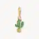 Charm Cactus Verde Oro