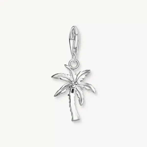 Charm Palmera Colores Plata-1