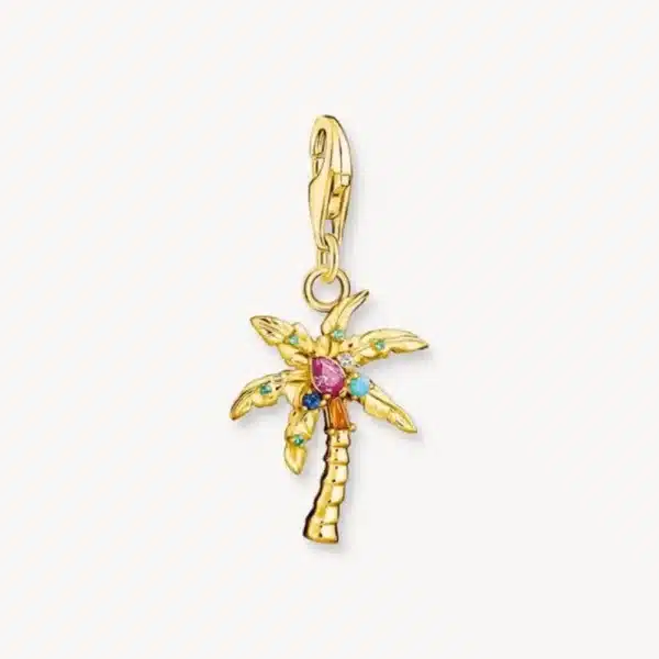Charm Palmera Colores Oro