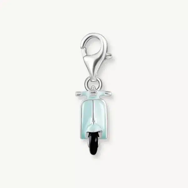Charm Scooter Azul Plata-1