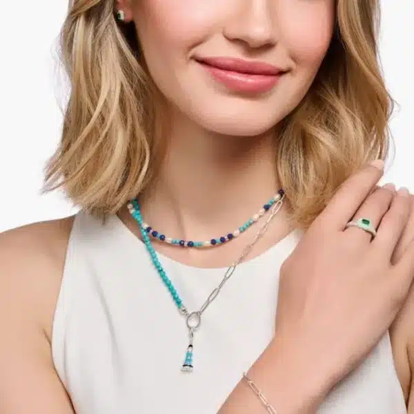 Charm Faro Azul Plata-1