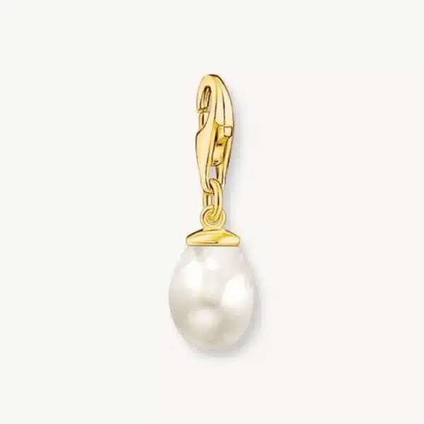 Charm Perla Blanca Oro