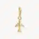 Charm Avión Chapado Oro