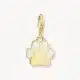 Charm Huella Perro Oro