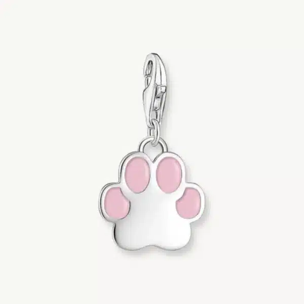 Charm Pata Perro Rosa