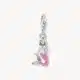 Charm Sirenita Rosa Plata