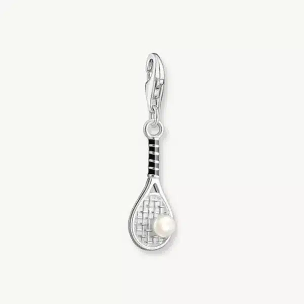 Charm Raqueta Tenis Plata
