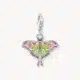 Charm Polilla Colores Plata