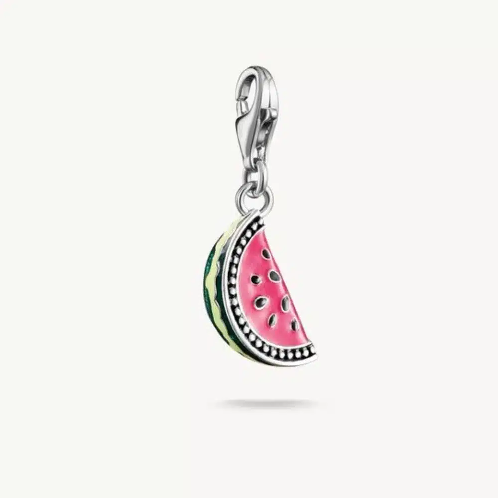 Charm Sandía Verde Plata