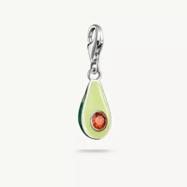 Charm Aguacate Verde Plata