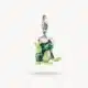 Charm Rana Verde Plata