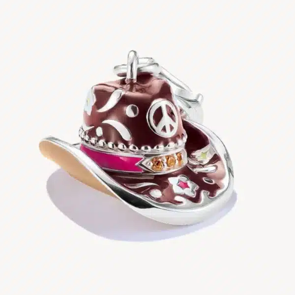 Charm Sombrero Vaquero Plata-1