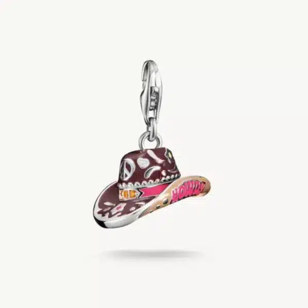 Charm Sombrero Vaquero Plata