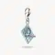 Charm Tocadiscos Azul Plata