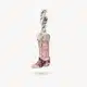 Charm Botas Cowboy Plata