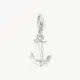 Charm Ancla Piedras Plata