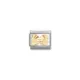 Link Composable Oro Géminis Brillante