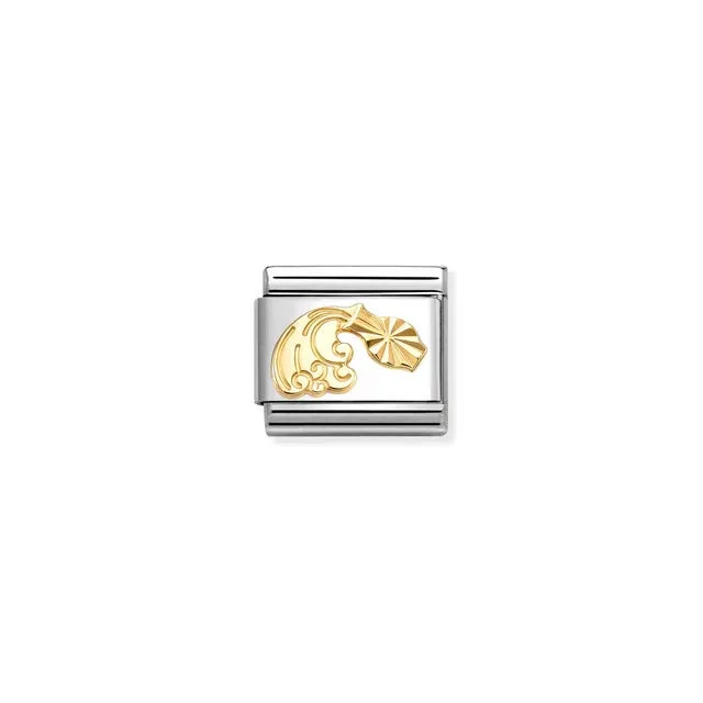 Link Composable Oro Acuario Brillante